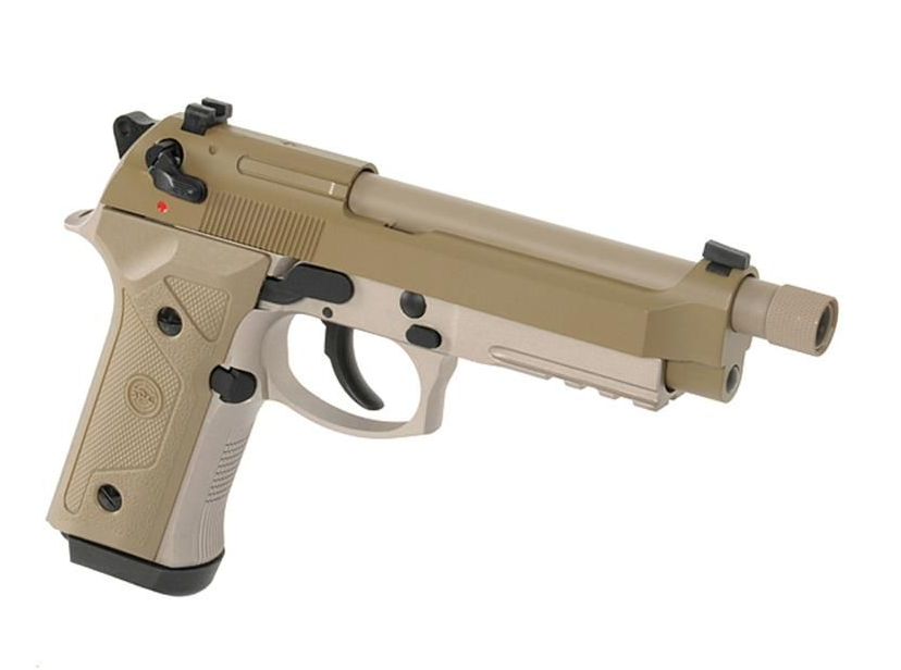 SRC M92 SR9A3 Gas Blowback Pistol (Dual Powered - Tan) - Image 2