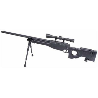 Well MB08 L96 Spring Sniper Rifle (Upgraded Steel Parts - Nylon Body - with Scope and Bipod)