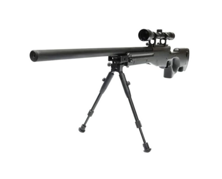 Well MB01 L96 Spring Sniper Rifle (Upgraded Steel Parts - Nylon Body - with Scope and Bipod) - Image 5