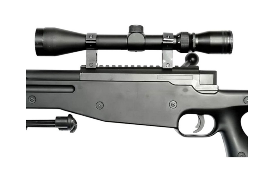 Well MB01 L96 Spring Sniper Rifle (Upgraded Steel Parts - Nylon Body - with Scope and Bipod) - Image 3