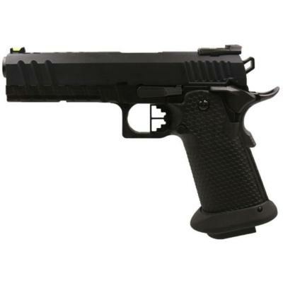 Armorer Works Custom Black Ace Hi-Capa GBBP (Black Slide - Black Barrel - AW-HX2033)