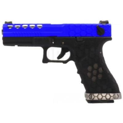 Armorer Works Custom Hex Cut GBB (AW-VX0201 - BLUE)