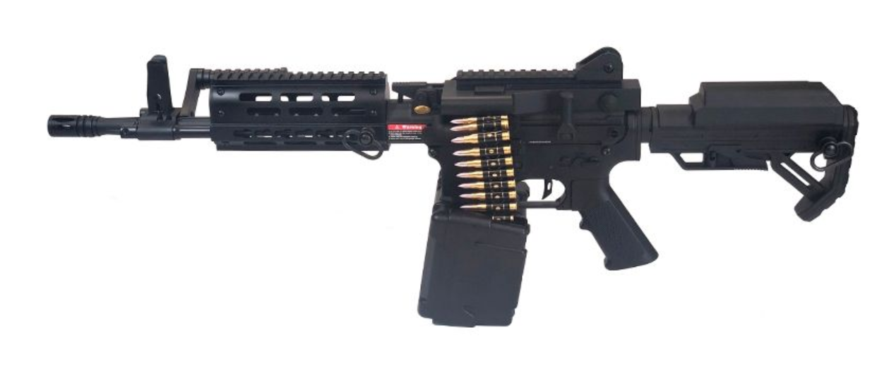 Golden Eagle MCR LMG AEG with Drum Mag. M
