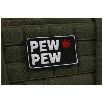 Velcro airsoft patch - pew pew