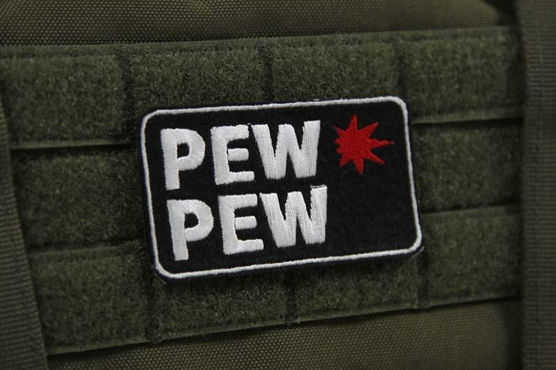Velcro Airsoft Patch Pew Pew Extreme Airsoft