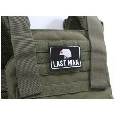velcro airsoft patch - last man