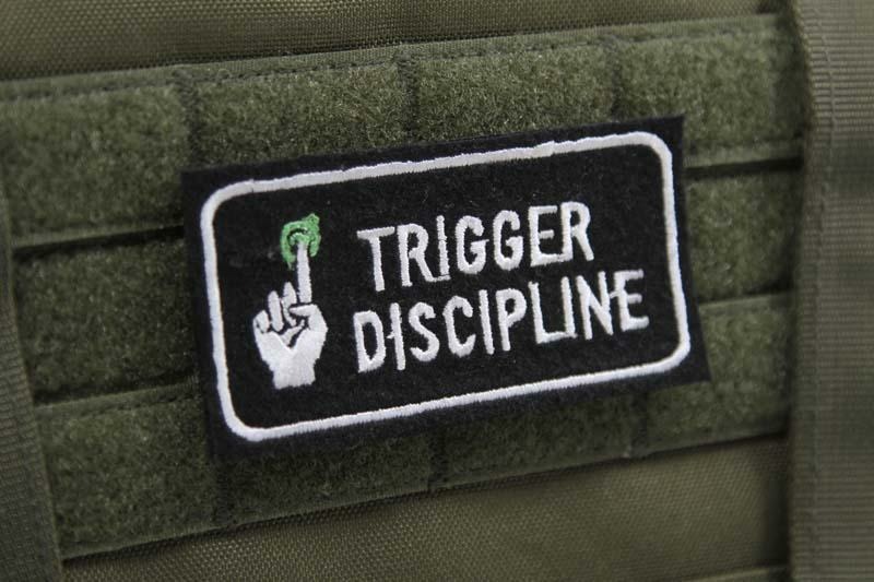 velcro airsoft patch - trigger discipline