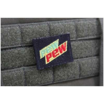 velcro airsoft patch - pew pew mountain