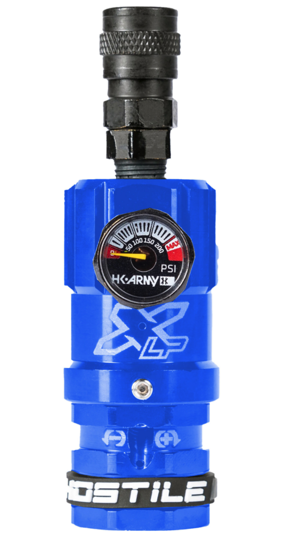 HK Army Hostile XLP Regulator - Top Port - Blue