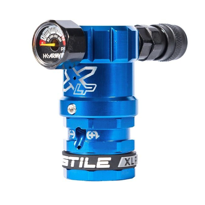 HK Army Hostile XLP Regulator - Side Port - Blue