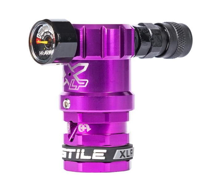 HK Army Hostile XLP Regulator - Side Port - Purple