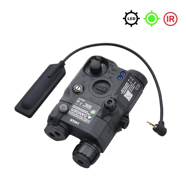 Rebel LA-PEQ-15 Red Laser/IR Laser/Flashlight - Black