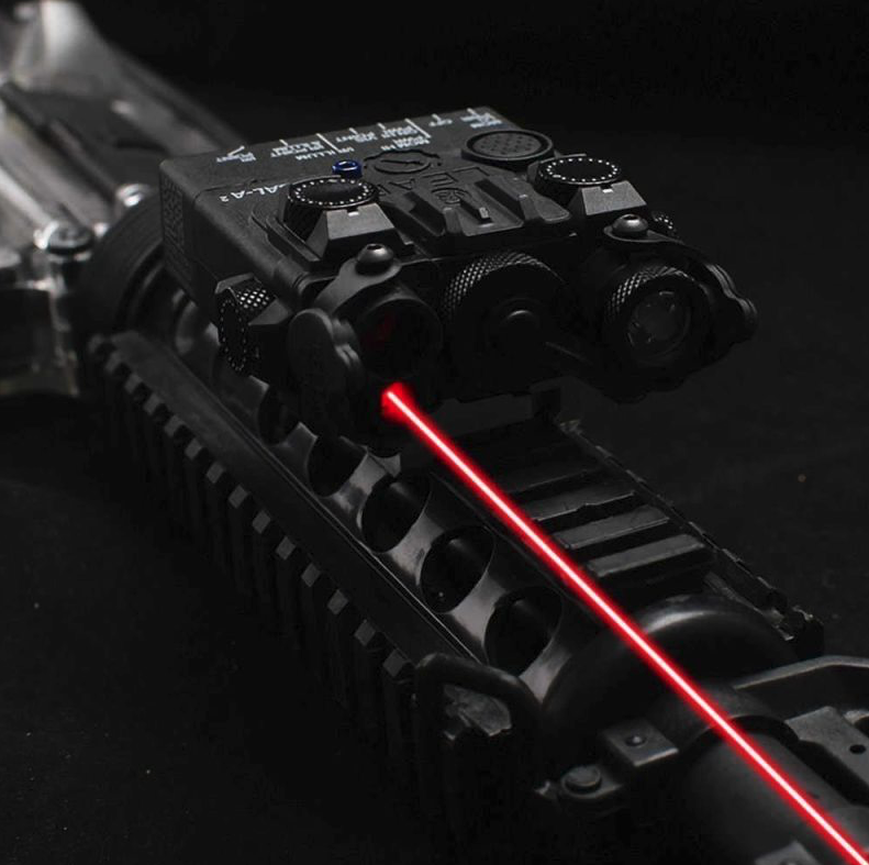 Rebel Aluminium DBAL-A2 Dual Beam Aiming Laser (Red & IR) - Black - Image 3