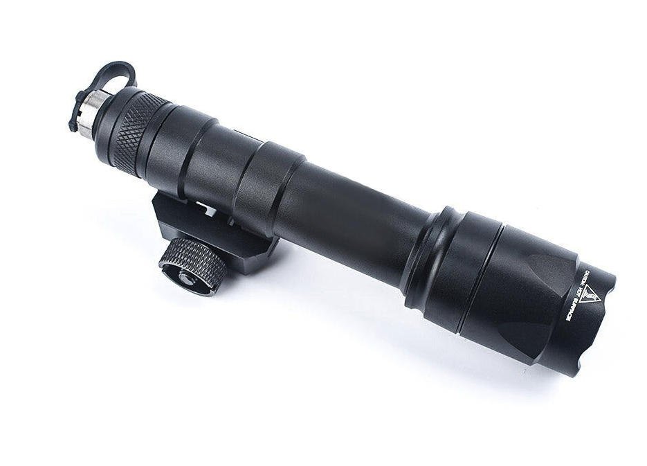 Rebel M600C 340 Lumen Tactical Flashlight + Dual Function Tape Switch - Black - Image 8
