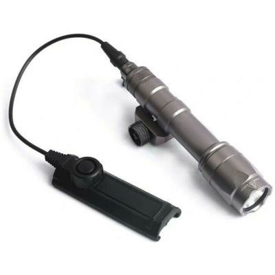 Rebel M600C 340 Lumen Tactical Flashlight + Dual Function Tape Switch - Dark Earth