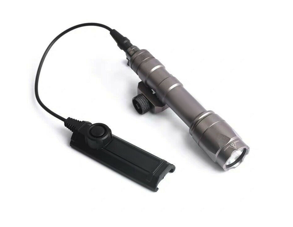 Rebel M600C 340 Lumen Tactical Flashlight + Dual Function Tape Switch - Dark Earth