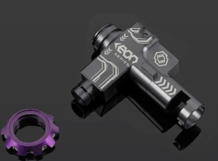 GATE EON Hop-Up Chamber - Titanium Chamber / Violet Rotary Dial