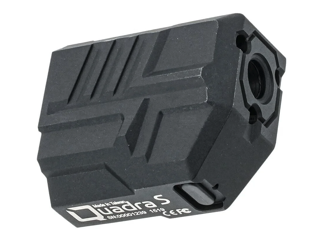 AceTech Quadra S Bifrost Red/Green Pistol Tracer Unit - Black