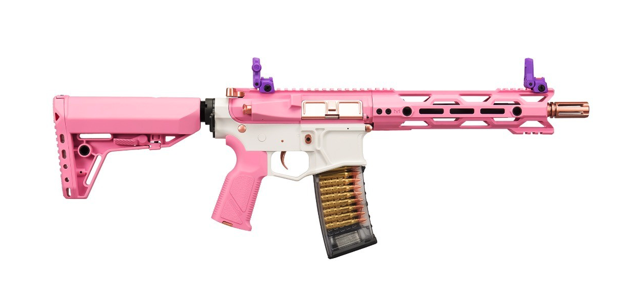 CM16 STEALTH 556 (TAFFY PINK) COMBAT MACHINE AEG - Image 4