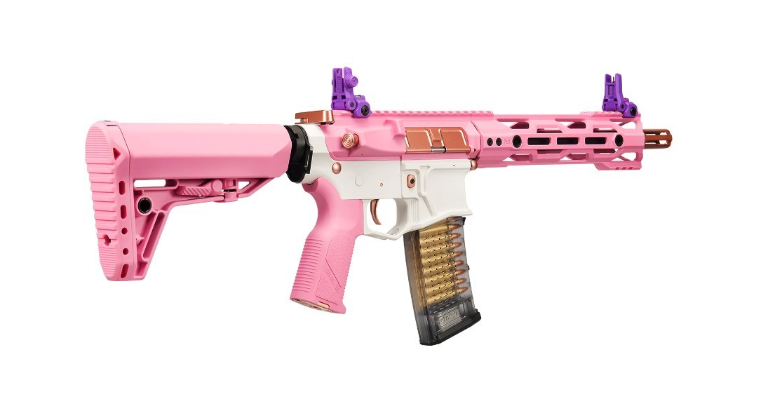 CM16 STEALTH 556 (TAFFY PINK) COMBAT MACHINE AEG - Image 5