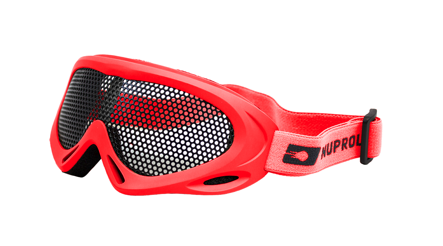MESH EYE PROTECTION (LARGE) RED
