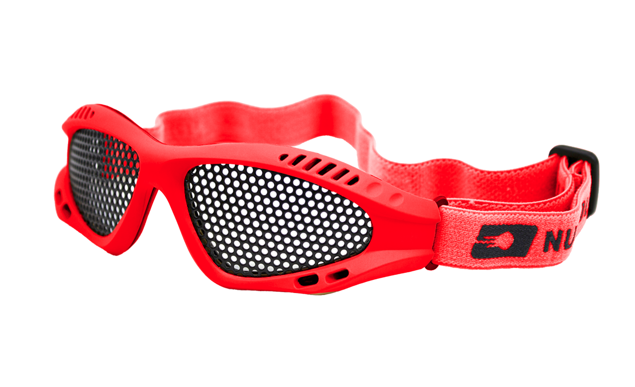MESH EYE PROTECTION (SMALL) RED