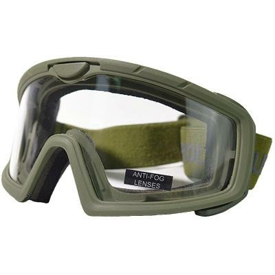 BATTLE VISOR GREEN - NO INSERT PROTECTIVE EYEWEAR