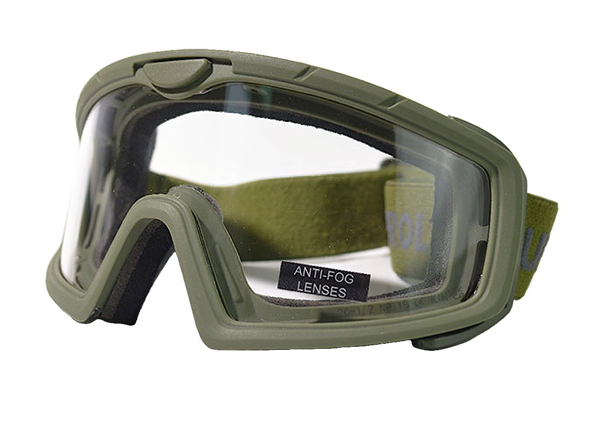 BATTLE VISOR GREEN - NO INSERT PROTECTIVE EYEWEAR