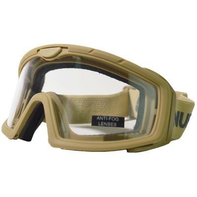 BATTLE VISOR TAN - NO INSERT PROTECTIVE EYEWEAR