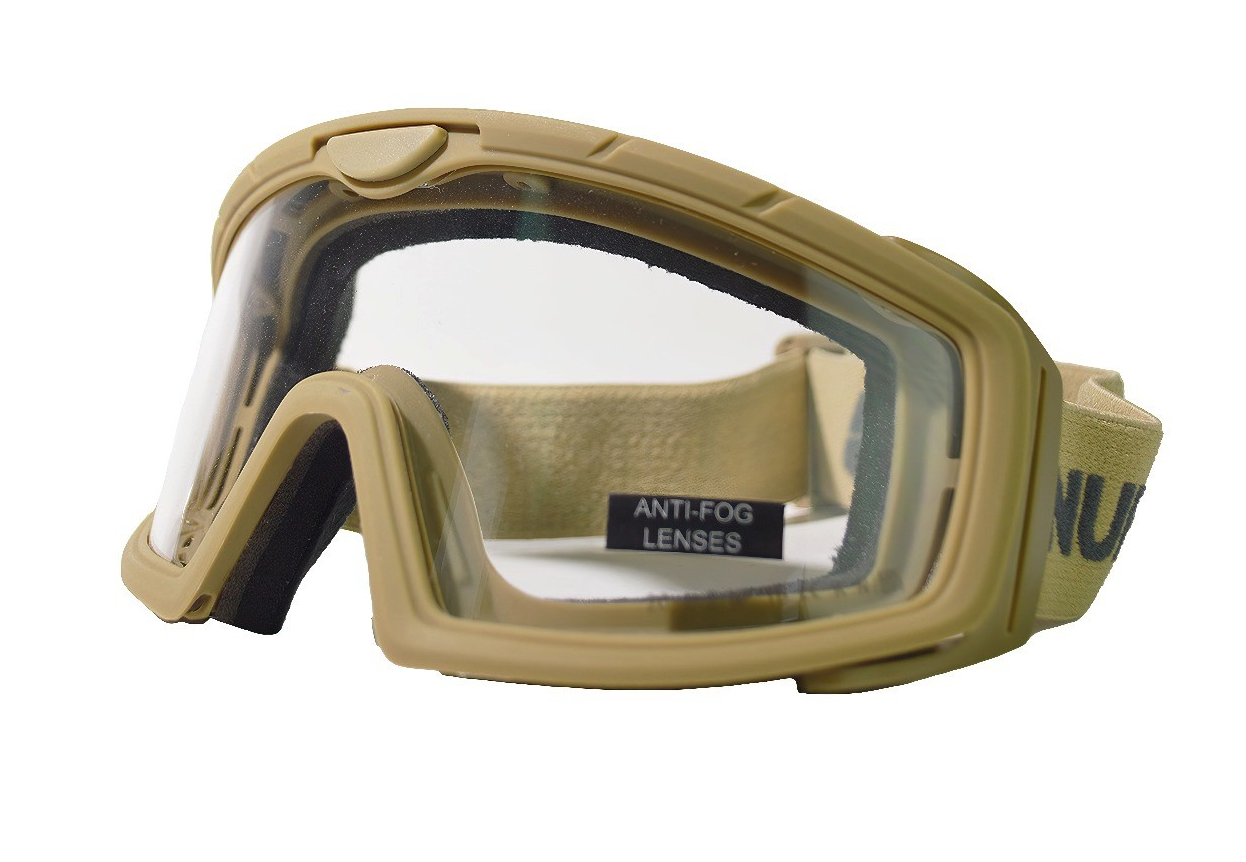BATTLE VISOR TAN - NO INSERT PROTECTIVE EYEWEAR