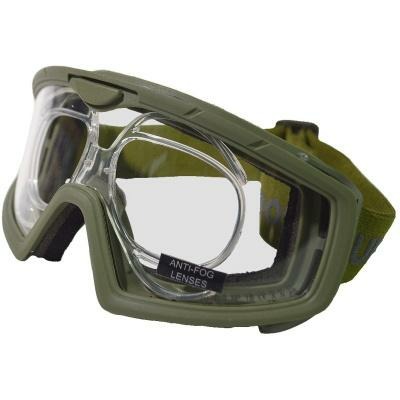 BATTLE VISOR GREEN - W/INSERT PROTECTIVE EYEWEAR