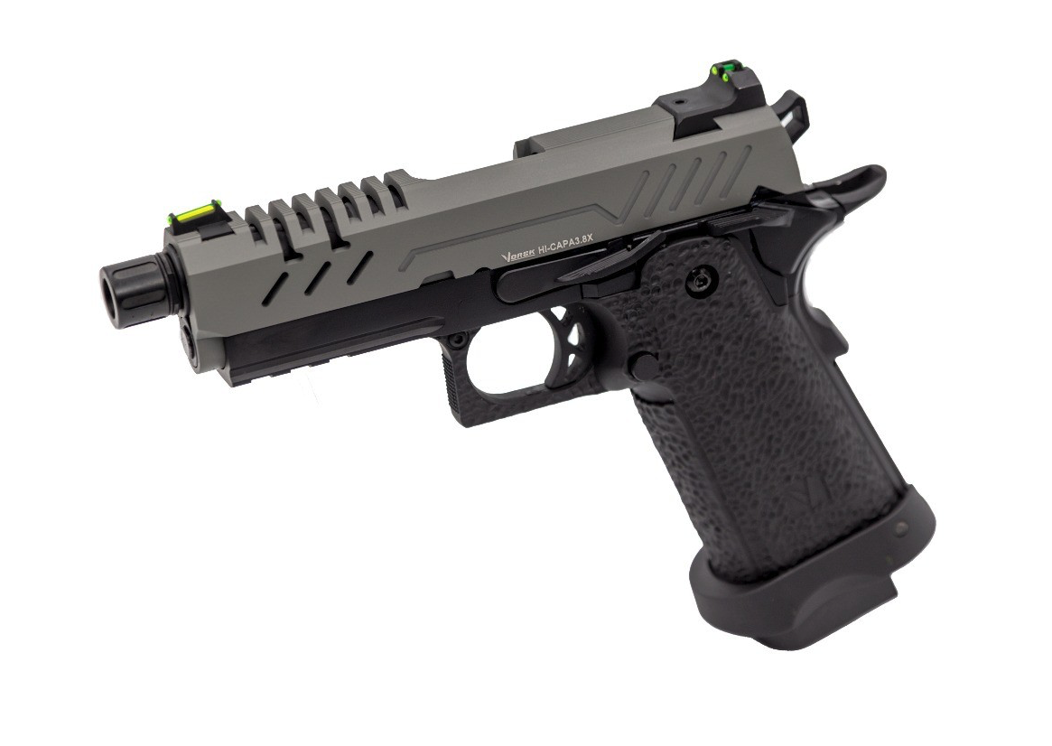 HI-CAPA 3.8 PRO GBB PISTOL (GREY|BLACK)