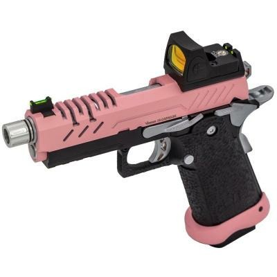 HI-CAPA 3.8 PRO + RDS GBB PISTOL (PINK|BLACK)