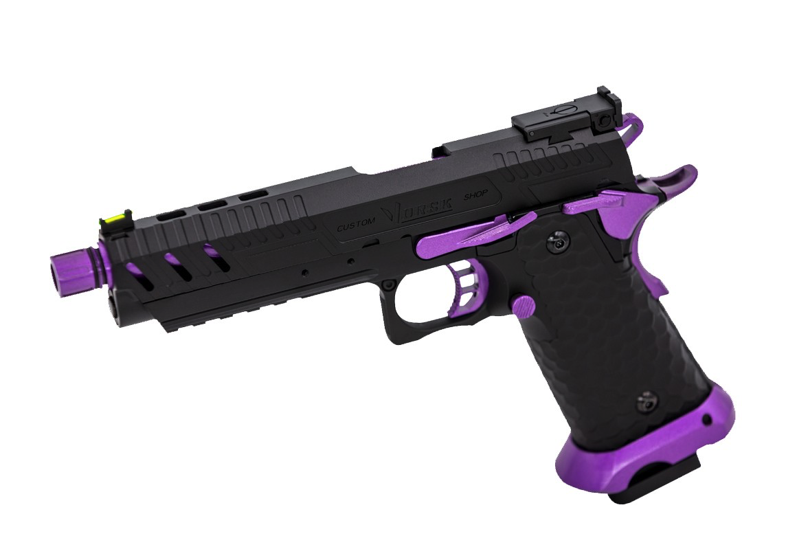 HI-CAPA CS VENGEANCE 5.1 GBB PISTOL (BLACK) (PURPLE MATCH)