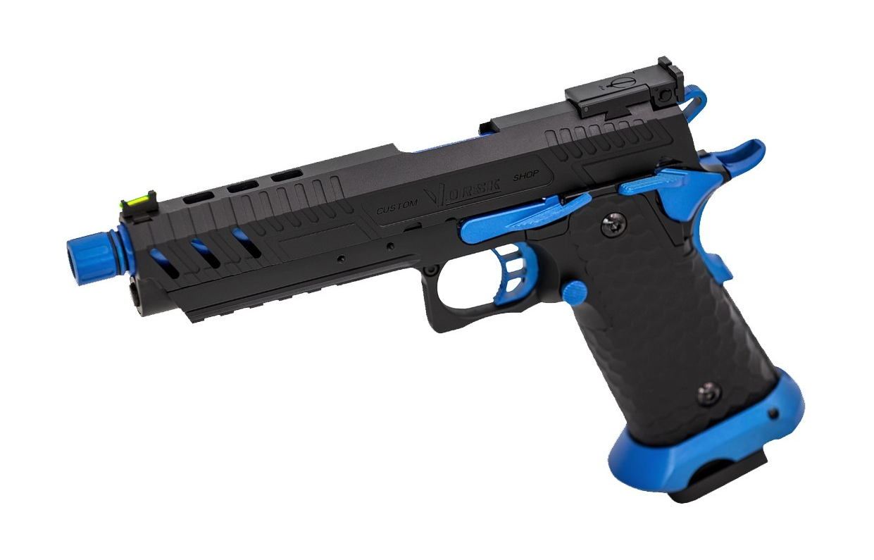 HI-CAPA CS VENGEANCE 5.1 GBB PISTOL (BLACK) (V-BLUE MATCH)