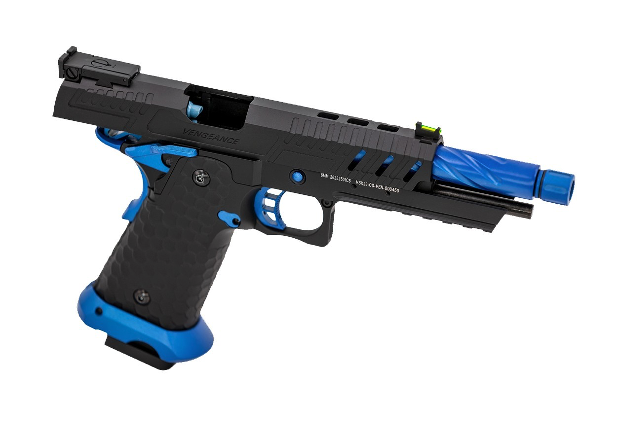 HI-CAPA CS VENGEANCE 5.1 GBB PISTOL (BLACK) (V-BLUE MATCH) - Image 2