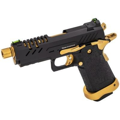 HI-CAPA 3.8 PRO GBB PISTOL (BLACK) (GOLD MATCH)