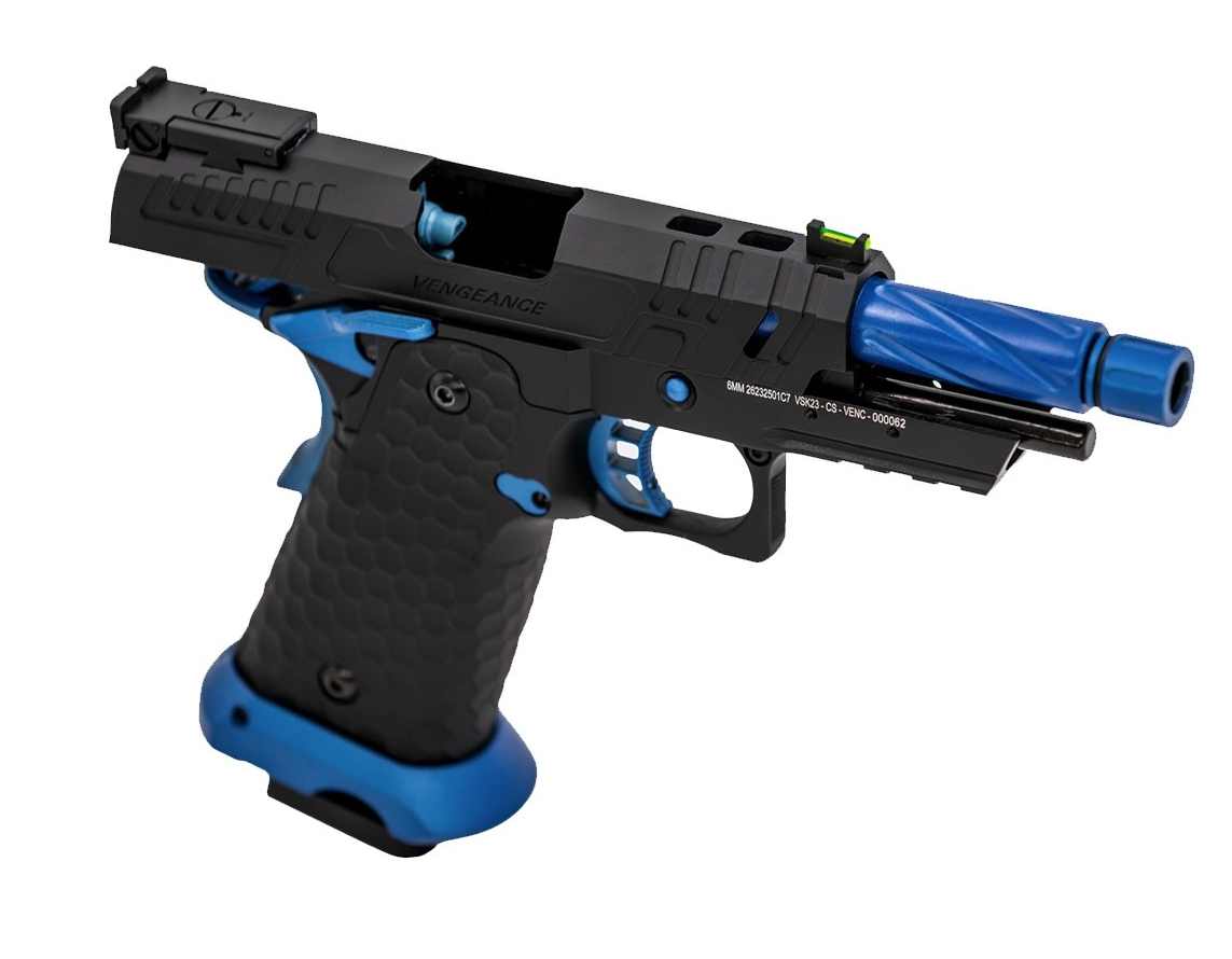 HI-CAPA CS VENGEANCE 3.8 COMPACT GBB PISTOL (BLACK) (BLUE MATCH) - Image 4