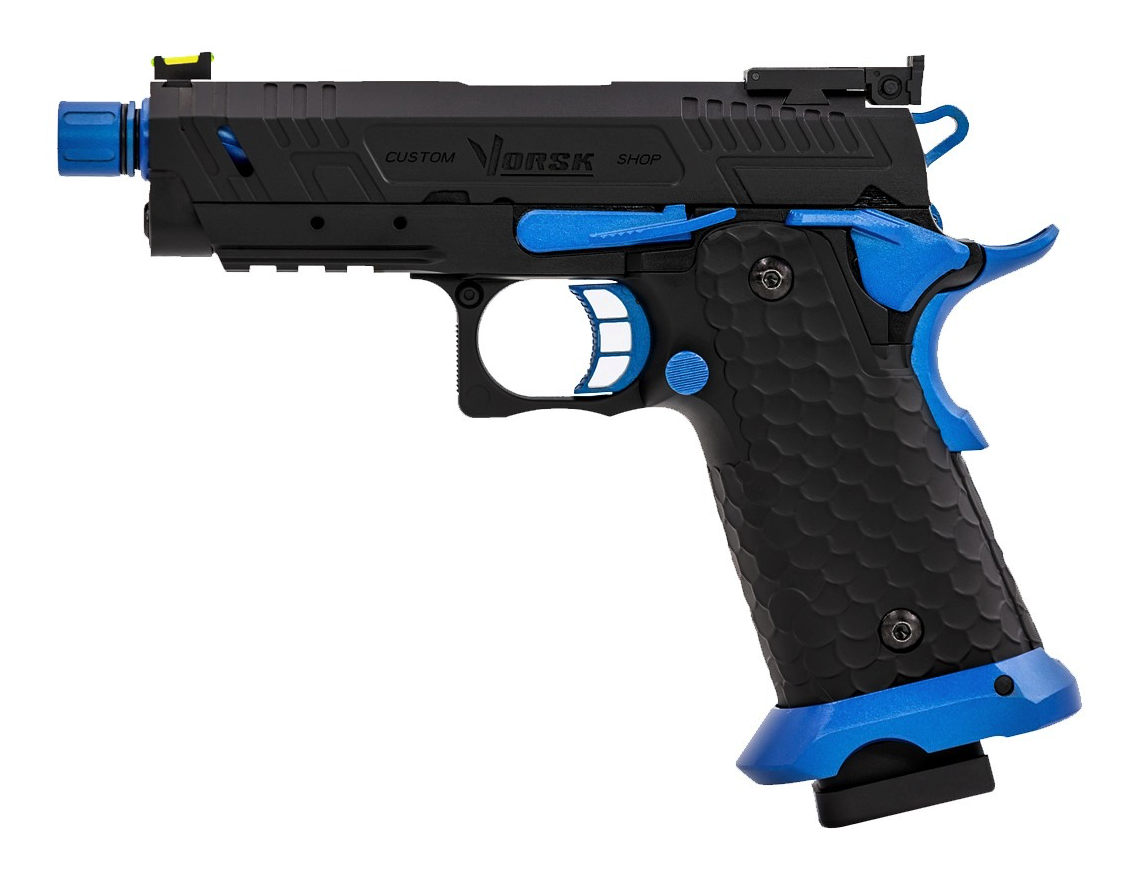 HI-CAPA CS VENGEANCE 3.8 COMPACT GBB PISTOL (BLACK) (BLUE MATCH) - Image 2