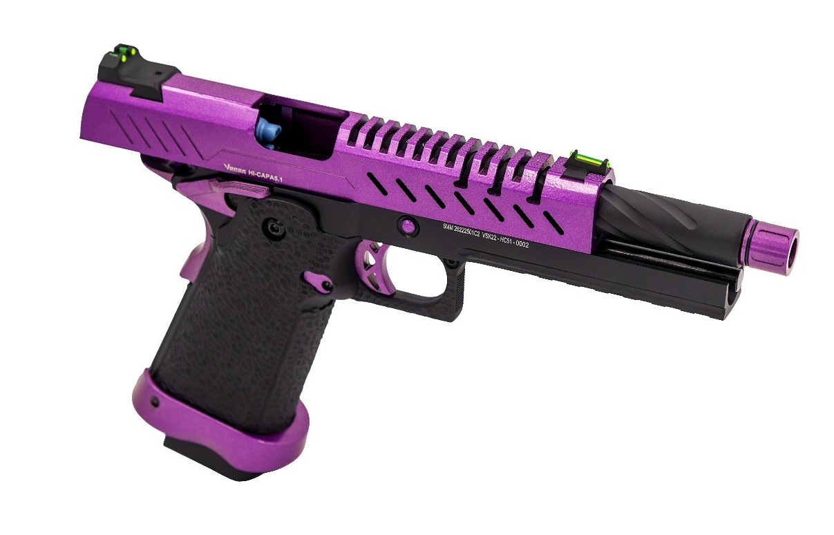 HI-CAPA 5.1 GBB PISTOL (PURPLE|BLACK) - Image 2