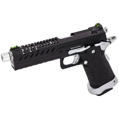 HI-CAPA 5.1 GBB PISTOL (BLACK) (SILVER MATCH)