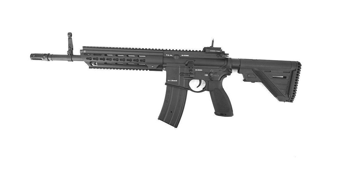 E&C EC416 A7 G95 TFB Laser Markings QD v2.0, Black Airsoft Gun AEG.