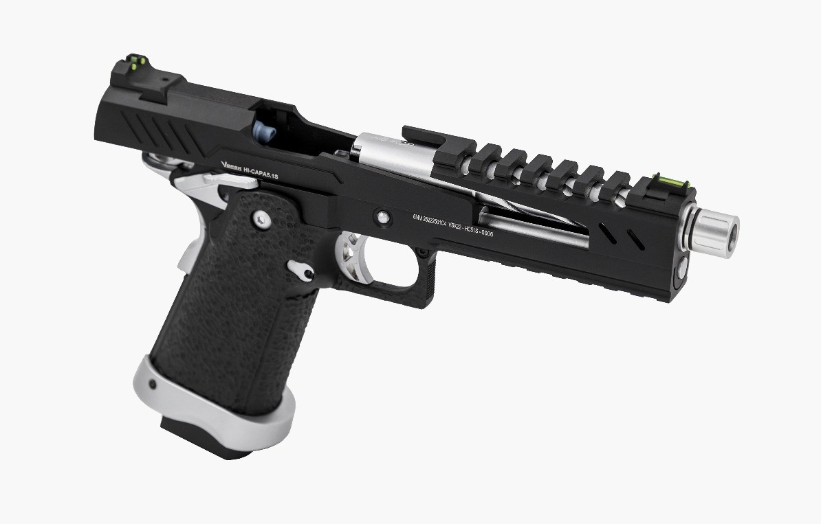 HI-CAPA 5.1S GBB PISTOL (BLACK) (SILVER MATCH) - Image 2
