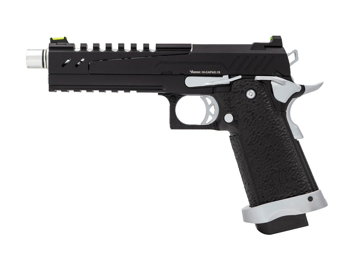 HI-CAPA 5.1S GBB PISTOL (BLACK) (SILVER MATCH) - Image 3