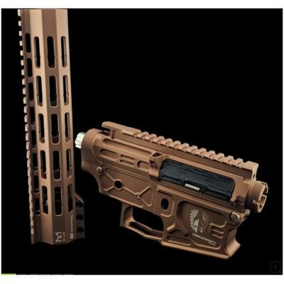 Mancraft CNC AR15 Tactical receiver and handguard set - Tan Brown