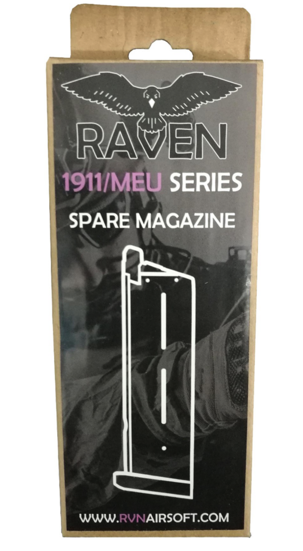 RAVEN 1911/MEU SERIES MAGAZINE GAS (STD|21R) (BLACK)