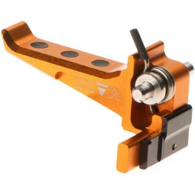 Maxx airsoft CNC Aluminum Advanced Speed Trigger for EVO-3 Style E orange
