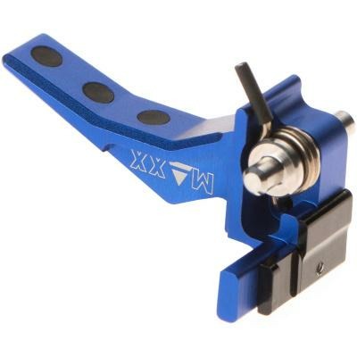 Maxx airsoft CNC Aluminum Advanced Speed Trigger for EVO-3 Style B blue