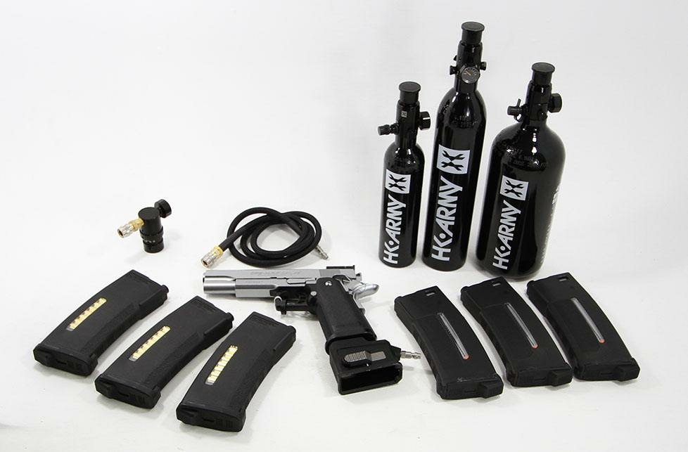 Tokyo Marui silver 5.1 Hpa High Capa Build with Hpa adapt, Tank, reg and line