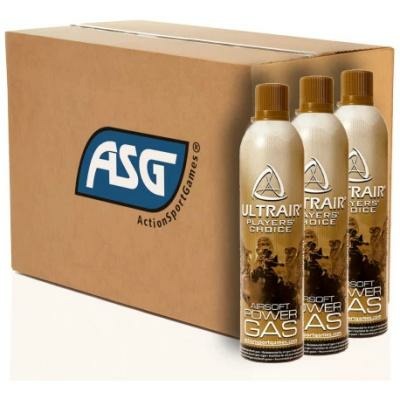 ULTRAIR Power airsoft green Gas without silicone 570 ml gold can Team box of 36